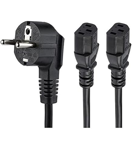 Cavo Alimentazione InLine - Europlug A IEC-320-C7, 1m, Nero, Classe II - Foto 4