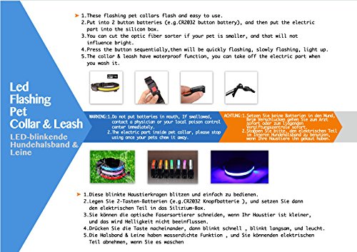 Lesypet-USB-Rechargeable-Reflective-Flashing-Lights-LED-Pets-Dog-Safety-CollarSolar-charger-and-WaterproofFit-for-Small-Medium-Large-Pets-Dog-Sold