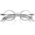 LONDON MOLE Eyewear | Moley Blue Light Blocking Glasses | Round Glasses | Cool Blue Blockers | Anti Eyestrain for Screens | Men's Women's Unisex | Spring Hinges |
