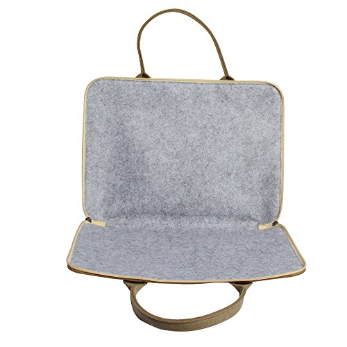 Sidiou Gruppe Mode Laptop Tasche Tablet PC Paket Laptop-Hülle wasserdichtes Gewebe Tasche Mode Laptop Tasche Tablet PC Paket Laptop-Hülle wasserdichtes Gewebe Tasche (17 Zoll, khaki) - 9