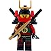 Produktbild LEGO Ninjago Minifigur Nya mit Maske aus Set 70732 mit zwei GALAXYARMS Schwertern
