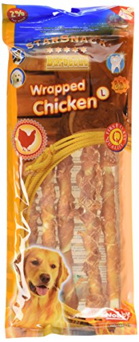 Nobby Friandise pour Chien Poulet Stick Enrobé 25 cm/Diamètre 7-8 mm