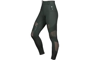 Royal Horsemen Reitleggings Highwaist Damen und Mädchen (Gr. XXS-XXL) - Bequeme Reithose mit Silikon Vollbesatz - Mit Handytasche und Gürtelschlaufen