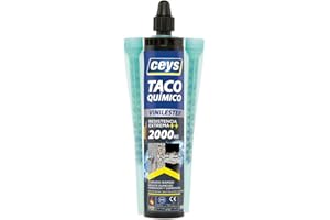 Ceys - Taco quimico resina vinylester - Alta resistencia +2000 Kg - Endurecimiento rápido - 300 ml