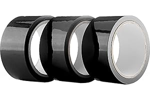 ¡Ouch! By Shots OUBT001PACKBLK Cinta bondage para el placer picante - Cinta no adhesiva - Negra - Multipack de 3 rollos - Medida: 20 metros - Dimensiones: 2000 x 5 cm