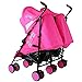 Zeta Citi TWIN Stroller Buggy Pushchair - Raspberry Pink Double Stroller