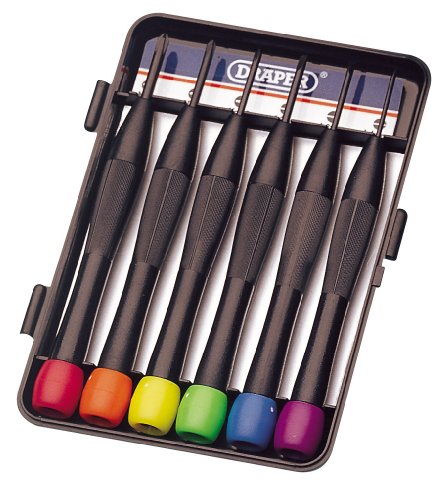 Draper Schraubendrehersatz für Uhrmacher, 6-teilig, 20644 - 2