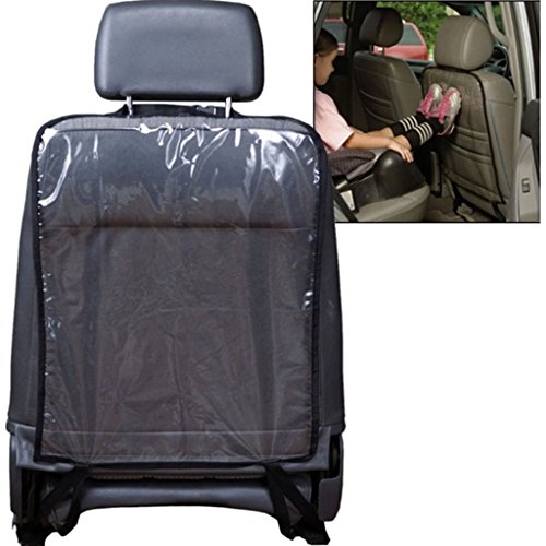 Gogogo Anti-dirty Auto Vehicle Car Seat Back Protector Cover Transparent Removable Hang Pad (Black)