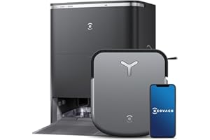 Ecovacs Ecovacs Robot Odkurzający, Czarny/Srebrny, 44,3 x 39,4 x 52,8 cm