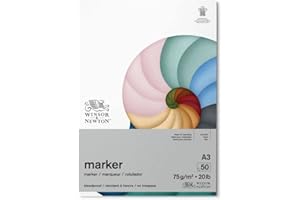 Winsor & Newton 6002009 papier do pisania, biały, A3-50 arkuszy, 75 g/m²