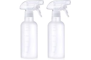 VEXPLO Sprühflasche Klein, Sprühflasche für Pflanzen Haare Reinigung Haustier, Einstellbarer Nebel/Strahl, 300 ml BPA-freies Kunststoff Spray Bottle 2er Pack