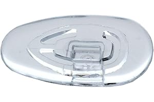 ‎NASENFAHRRAD24.DE 2 Paar (4 Stück) Nasenpads/Brillenpads - Silikon Klicksystem, verschie. Größen (Tropfen 17mm)