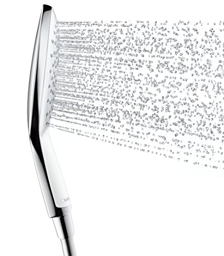 hansgrohe Raindance Select S 150, wassersparende Handbrause, 3 Strahlarten, weiß/chrom - 3