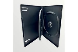 DRAGONTRADING Negro 14 mm 3 discos DVD Case – 25 unidades de dragón Trading