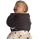 Bebek Kundak Kemer Ayarlanabilir Ergonomik Yenidoğan Yarım Kundak (Antrasit)