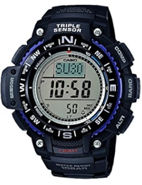 Casio Collection - Herren-Armbanduhr mit Digital-Display und Resin-Armband - SGW-1000-1AER