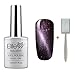 Elite99 Soak Off UV LED Magnetic Cat Eye Color 3D Nail Gel Polish 12ml Shimmer Dark Purple (6597)+ Free Gift (Magnet Stick)