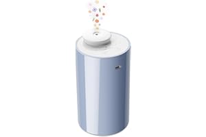 Airversa Diffusore di oli essenziali senza acqua. Nebulizzatore a batteria, mini aroma - machine. Aromaterapia, 4 timer, 3 livelli vapore. Per casa, auto, ufficio. AN6 Blu