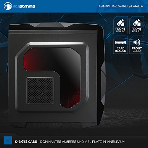 KCS [184135] Multimedia-PC AMD 880K 4×4.0GHz, 8GB DDR3, 1TB, nVidia GTX 1050 2GB DDR5, DVD-RW, Sound, LAN, Windows 10, Computer - 7