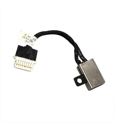 Gintai DC Ladebuchse Ersatz Für Dell Inspiron 15 7591/7590/7580 & Vostro 15 7590 – 9PIN, 9 Cm Kabel