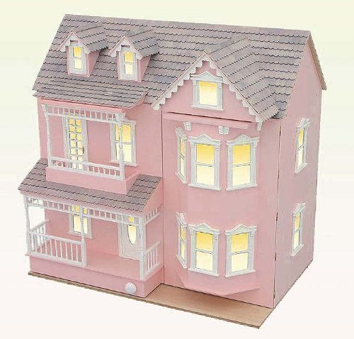 Large Victorian Doll House - City Villa - Made of wood