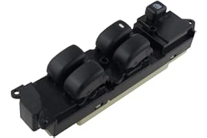 MALCAYANG Interruptor de Control de Ventana Elevalunas Botón para Mitsubishi-L200, 10 pines