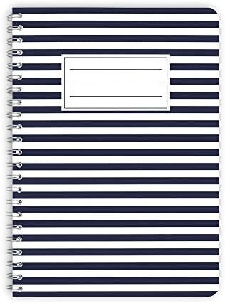 Purepaper | notebook | spiral notepad 1006 mint waves A5 60 sheets blanko