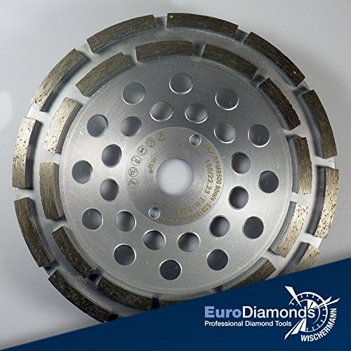 Diamond Cup Grinder Cup Wheel STD, Ø 180 mm, for Concrete, Floor Screed Double Filled and Natural Stone
