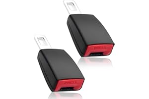 CULEB 2 PCS Zubehör für Autositze,4.72in/12cm Sicherheitsgurt Schnalle Clip,Autozubehör Innenraum,Auto Adapter,Auto-Erweiterung Zubehör mit 99% der Autos