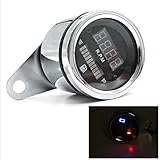 KKmoon 12V Motorrad 2 in 1 Drehzahlmesser RPM Shift Meter...