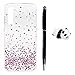 Produktbild Kompatibel für Xiaomi Mi 9 Handyhülle, TPU Silikon Dünn Schutzhülle mit Kabelschützer Eingabestift, Gemalt Kratzfest Stoßfest Durchsichtig Weich Taschen, Kleine Liebe