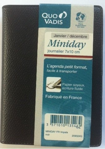 Download Quo Vadis - Impala - Miniday - Agenda Civil Journalier 7x10 cm Noir - Année 2016 Download Quo Vadis - Impala - Miniday - Agenda Civil Journalier 7x10 cm Noir - Année 2016