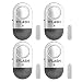 Produktbild Türalarm, Tür- und Fensteralarm, TFLASH Home Security Ultra-Slim Türfenster Einbrecher Alarm mit Loud 120DB Siren Song (4)