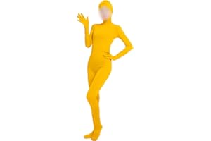 lucky baby store Zentai-Kostüm, Ganzkörper-Body mit offenem Gesicht, Elastan, für Mädchen und Damen