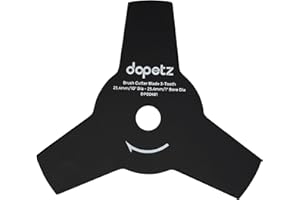 Dapetz ® Brush Cutter Trimmer Blade 3 Tooth Strimmer Bush Weed Eater Wacker, Edging, High Carbon Steel Attachment for Gardening and Efficient Cutting
