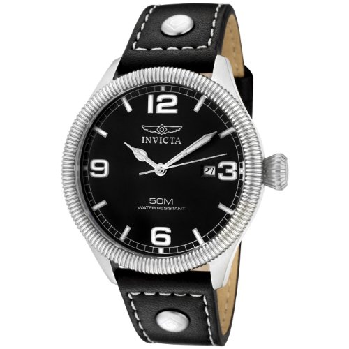 Invicta Herren-Armbanduhr XL Analog Leder 1460 Invicta Herren-Armbanduhr XL Analog Leder 1460