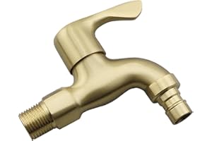 TOPHOMER Kit de Grifo de Jardín al Aire Libre, Manguera de Latón de 1/2", Grifo de Asignación para Lavadora de Jardín