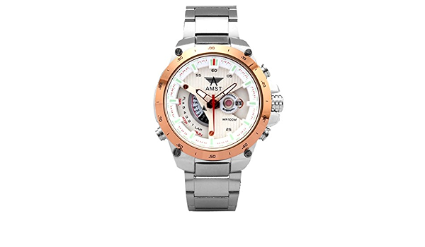 Moda in acciaio inox militare Sport Watch Orologi AMST Uomo : Amazon.it:  Orologi
