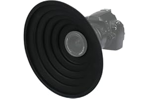 ds. distinctive style Gegenlichtblende aus Gummi, reflektierend, wendbar, zusammenklappbar, kompatibel mit Nikon/Canon/Pentax/Sony 50–70 mm Kameraobjektiv