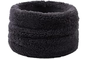 Pesaat Winter Schal Kinder Erwachsene Rundschal Mädchen Jungen Loop Schal aus Dicke Fleece Warmer Schlauchschal Flauschig Schal Damen Herren