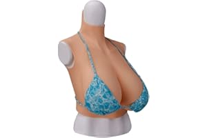 Yuewen Faux Sein Réaliste en Silicone Artificielle Poitrine Forme pour Hommes et Femmes Crossdresser