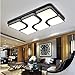 Produktbild LED Die Deckenleuchte Wohnzimmer Lampe rechteckig Schlafzimmer Lampe Studie Schmiedeeisen Beleuchtung, 650*450LED48W, Two-tone light