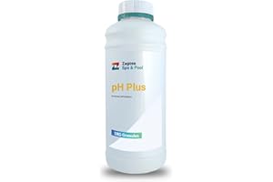 Zagosa pH Plus 1kg - Increase pH Levels in Spa, Hot Tub, Swimming Pool, Inflatable Pool, or Whirlpool for Perfect Water Balance, Enhanced Comfort and Effective Sanitizer Performance