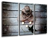 Tamaño total: 97 x 62 cm XXL Cuadro Fotográfico Buda, Buddha, Relajacion, Relax, Zen Tamaño total: 97 x 62 cm XXL