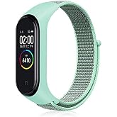 Coverzone Xiaomi Mi Band 3 4 5 6 7 İle Uyumlu Kordon Ayarlanabilir Naylon Elastik Spor Yedek Bileklik Renkli Kayışı Kaliteli 