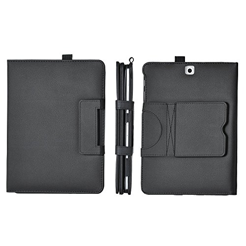 Samsung Galaxy Tab S2 T719 Bluetooth Tastatur [QWERTZ Tastatur]- IVSO mit Standfunction , Abnehmbare Wireless Bluetooth Tastatur Schutzhülle NUR geeignet für Samsung Galaxy Tab S2 T719 20,31 cm (8 Zoll) Tablet-PC, Schwarz - 7