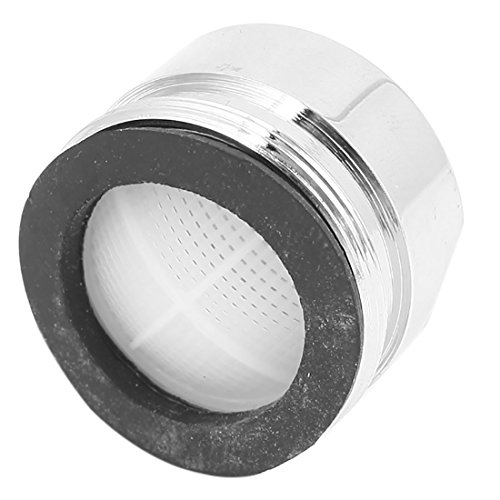 sourcingmap® 28 mm Gewinde Silberton Ultraviolettes Net Wasserhahn Auslauf Luftsprudler Düse - 3