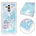 Produktbild Everainy Huawei Mate 10 Pro Hülle Silikon Transparent 3D Flüssig Glitzer Durchsichtig Stoßstange Gummi Kompatibel für Huawei Mate 10 Pro Liquid Stoßfest Hüllen Handyhülle Schutzhülle (Elefant)