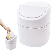 Poubelle Bureau Lot De 3 Mini-poubelles De Table - Avec Couvercle