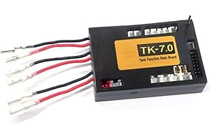 ZEZEFUFU RC 2,4 GHz TK-7.0 Carte principale avec antenne pour réservoirs Heng Long 1:16 RC Accessoires